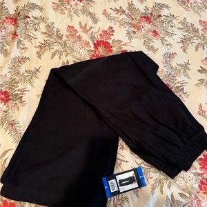 Briggs Black Linen Pants - Size Large- NWT